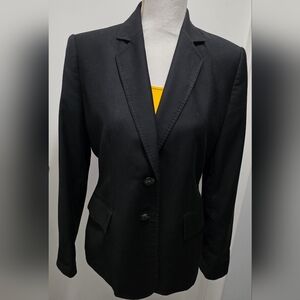 ann klein Womans Sz 8 Black Basic Suit Seperate Jacket